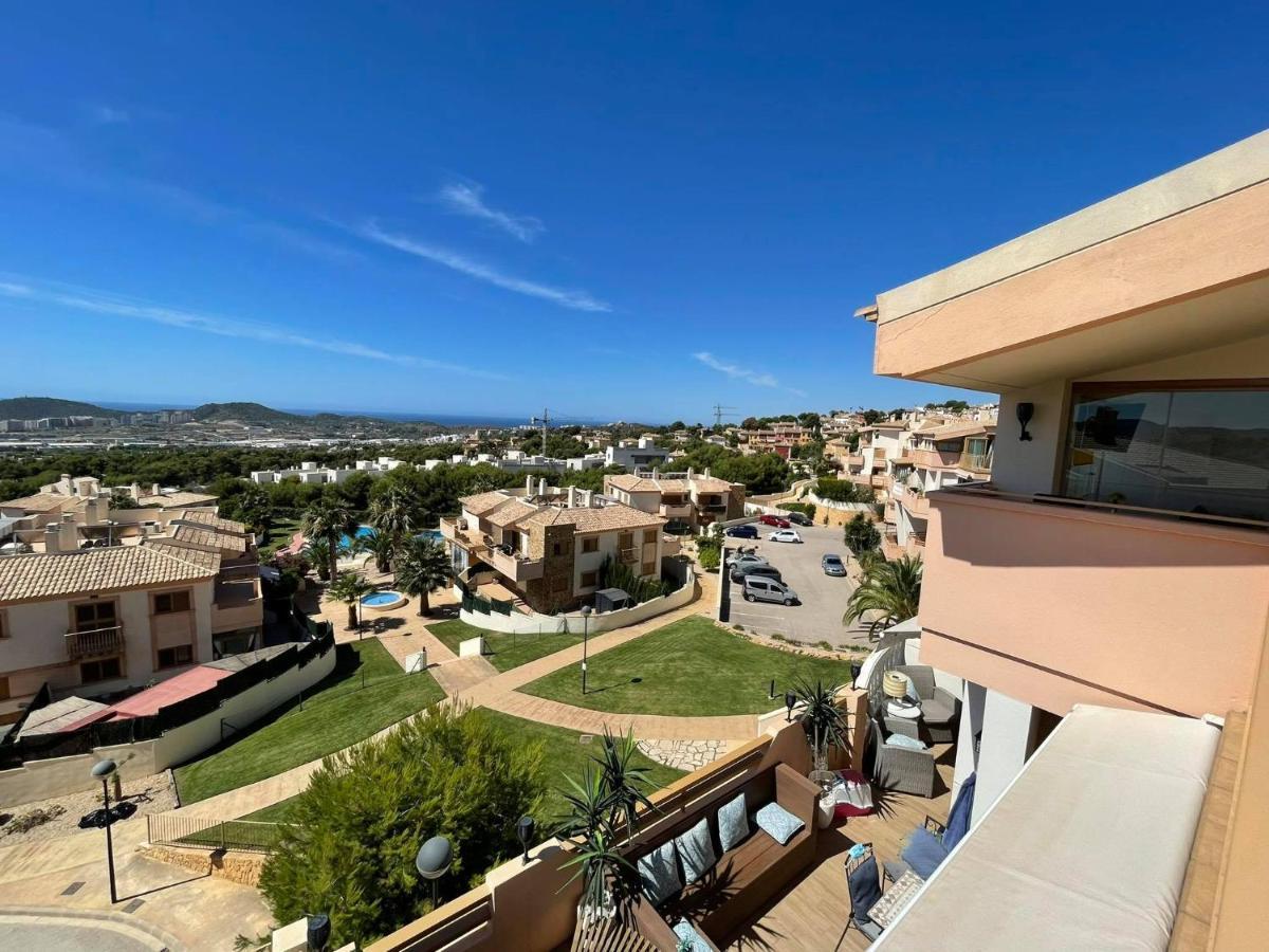 2 Bed Penthouse Apartment - Sea Views - Sleeps 4 Finestrat Dış mekan fotoğraf